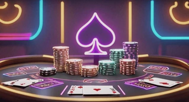 Layar komputer menampilkan permainan kasino modern di asianbet77